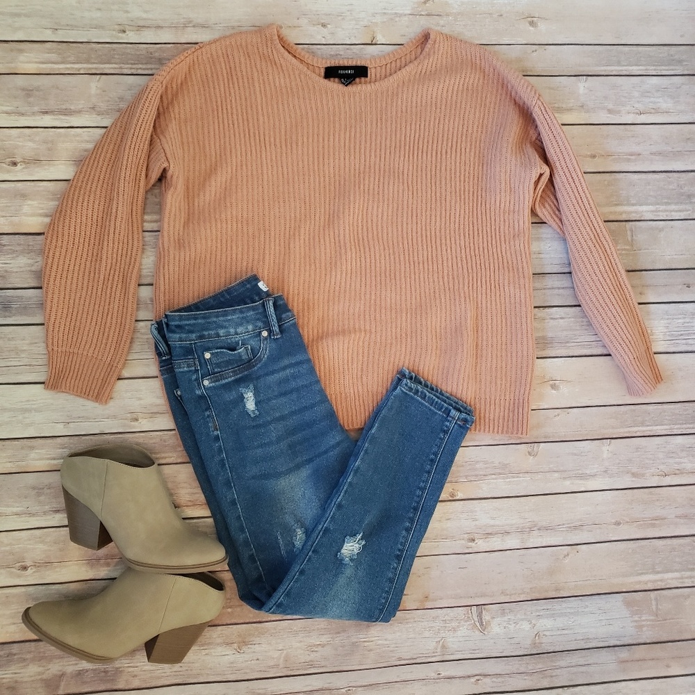 Forever 21 ribbed knit sweater